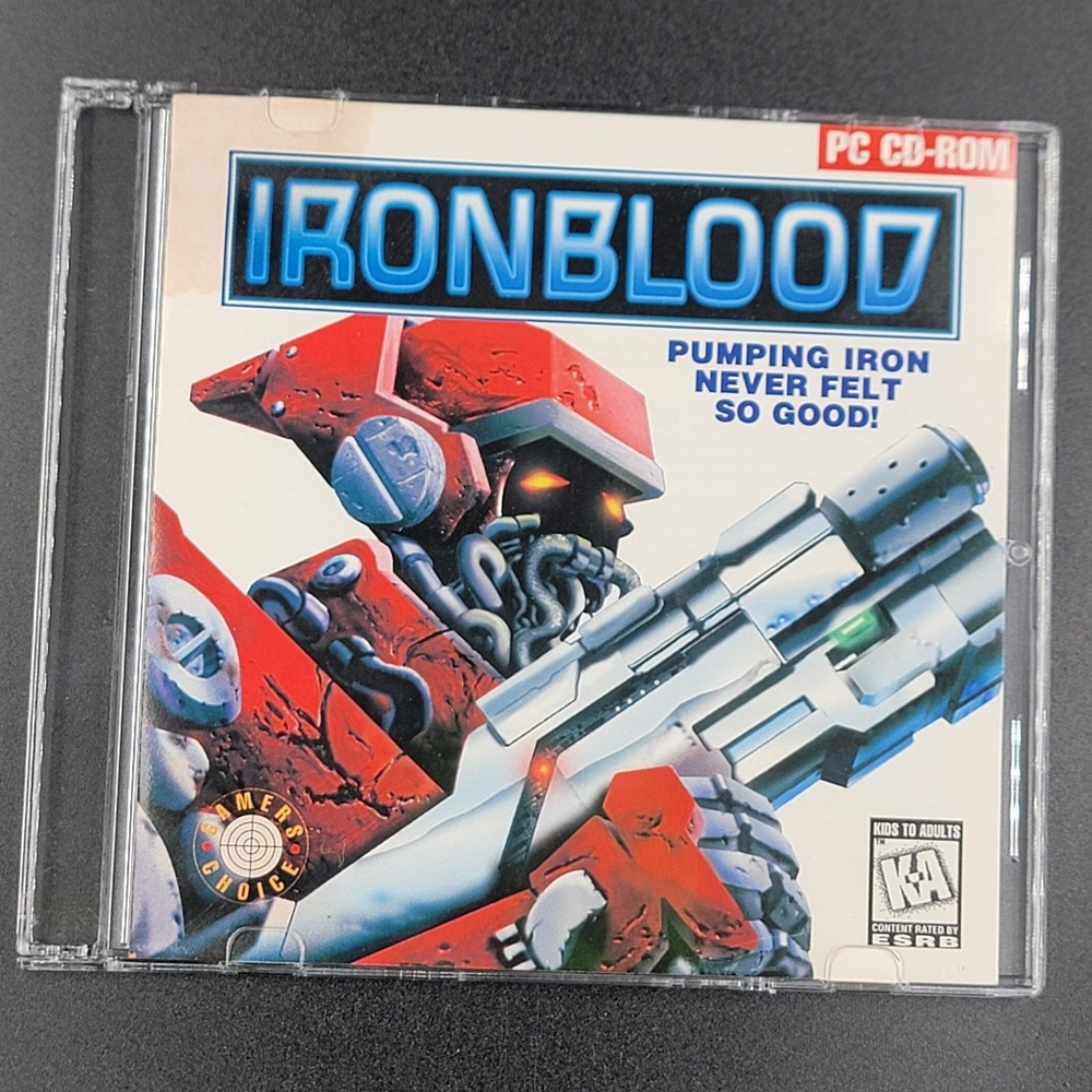 Iron Blood PC MS-DOS Vintage Anime Video Game Gamers Choice 1996 Sci Fi Action